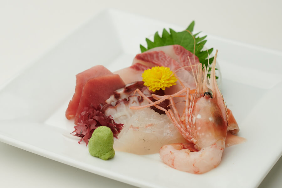 DINNER MENU menu sashimi moriawase 2