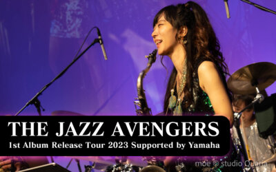 幅広いスタイルでプレイする米澤美玖 – THE JAZZ AVENGERS 1st Album Release Tour 2023 Supported by Yamaha